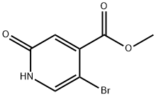 5-BROMO-4-METHOXYCARBONYL-2(1H)-PYRIDINONE Structure