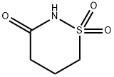 1,1,3-TRIOXO-TETRAHYDRO-2H-1,2-THIAZINE 구조식 이미지