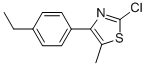 2-클로로-4-(4-에틸페닐)-5-메틸티아졸 구조식 이미지