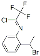 N-[2-(1-BROMOETHYL)PHENYL]-2,2,2-TRIFLUOROACETIMIDOYL CHLORIDE Structure