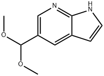 5-DIMETHOXYMETHYL-1H-PYRROLO[2,3-B]PYRIDINE Structure