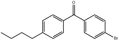 4-BROMO-4'-N-BUTYLBENZOPHENONE Structure