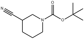 N-Boc-3-시아노피페리딘 구조식 이미지