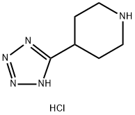 4-(1H-TETRAZOL-5-YL)-피페리딘염화물 구조식 이미지
