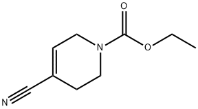 1(2H)-피리딘카르복실산,4-시아노-3,6-디하이드로-,에틸에스테르 구조식 이미지