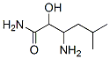 헥산아미드,3-아미노-2-히드록시-5-메틸-(9CI) 구조식 이미지