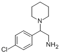 2-(4-클로로페닐)-2-피페리딘-1-일레타민 구조식 이미지