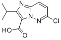 2-ISOPROPYL-5-CHLORO-IMIDAZO[1,2-B]PYRIDAZINE 3-CARBOXYLIC ACID Structure