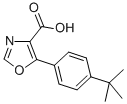 5-(4-TERT-BUTYLPHENYL)-OXAZOLE-4-CARBOXYLIC ACID Structure