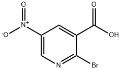 2-브로모-5-니트로니코틴산 구조식 이미지