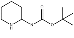 .2-[메틸(TERT-부톡시카보닐)아미노]-피페리딘 구조식 이미지