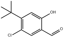 4-TERT-BUTYL-5-CHLORO-2-HYDROXYBENZALDEHYDE 구조식 이미지