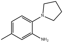 5-Methyl-2-(1-pyrrolidinyl)aniline 구조식 이미지