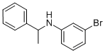 BENZENEMETHANAMINE, N-(3-BROMOPHENYL)-A-METHYL-, (-)- Structure