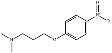 N,N-디메틸-3-(4-니트로페녹시)-1-프로판아민 구조식 이미지