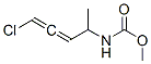 카르밤산,(4-클로로-1-메틸-2,3-부타디에닐)-,메틸에스테르(9CI) 구조식 이미지