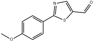 2-(4-메톡시페닐)티아졸-5-카르발데히드 구조식 이미지