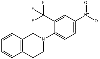 2-[4-NITRO-2-(TRIFLUOROMETHYL)PHENYL]-1,2,3,4-TETRAHYDRO ISOQUINOLINE Structure