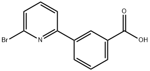 3-(6-Bromopyridin-2-yl)benzoic acid Structure