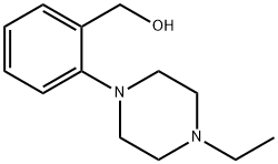 2-(4-N-에틸피페라지닐)벤질알코올 구조식 이미지