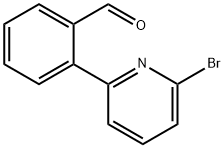 2-(6-BROMOPYRIDIN-2-YL)BENZALDEHYDE 구조식 이미지