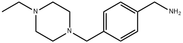 4-(4-ETHYLPIPERAZIN-1-YLMETHYL)BENZYLAMINE Structure