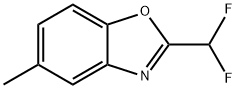 5-METHYL-2-DIFLUOROMETHYL-BENZOXAZOLE Structure