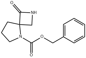 2,5-디아자스피로[3.4]옥탄-5-카르복실산,1-옥소-,페닐메틸에스테르 구조식 이미지