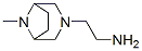 3,8-Diazabicyclo[3.2.1]octane,3-(2-aminoethyl)-8-methyl-(7CI) Structure