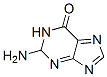 6H-Purin-6-one,  2-amino-1,2-dihydro- Structure