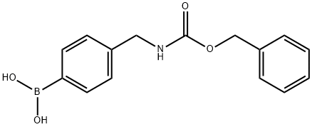 4-(Cbz-aminomethyl)phenyboronic acid Structure