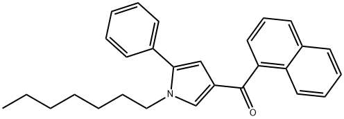 (1-Heptyl-5-phenyl-1H-pyrrol-3-yl)-1-naphthalenylMethanone 구조식 이미지