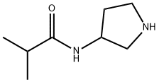 PropanaMide, 2-Methyl-N-3-pyrrolidinyl- Structure