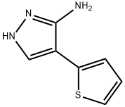 4-THIOPHEN-2-YL-2H-PYRAZOL-3-YLAMINE Structure