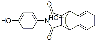 4,9-Etheno-1H-benz[f]isoindole-1,3(2H)-dione,  3a,4,9,9a-tetrahydro-10-hydroxy-2-(4-hydroxyphenyl)- Structure