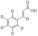 TRANS-CINNAMIC-BETA 2 3 4 5 6-D6 ACID Structure