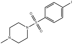 1-[(4-iodophenyl)sulfonyl]-4-methylpiperazine Structure