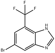 6-Bromo-4-(trifluoromethyl)-1H-benzimidazole 97% Structure