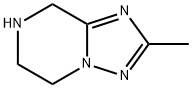 2-METHYL-5,6,7,8-TETRAHYDRO-[1,2,4]트리아졸로[1,5-A]피라진 구조식 이미지