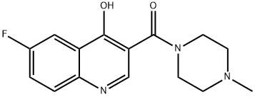 6-Fluoro-3-[(4-methylpiperazin-1-yl)carbonyl]quinolin-4-ol Structure