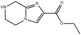 5,6,7,8-Tetrahydro-imidazo[1,2-a]pyrazine-2-carboxylic acid ethyl ester Structure