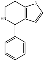 4-페닐-4,5,6,7-테트라하이드로티에노[3,2-C]피리딘 구조식 이미지