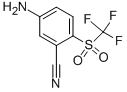 5-아미노-2-(트리플루오로메틸술포닐)벤조니트릴 구조식 이미지