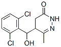5-((2',6'-dichlorophenyl)hydroxymethyl)-6-methyl-4,5-dihydro(2H)-3-pyridazinone 구조식 이미지