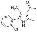 1-[4-amino-5-(2-chlorophenyl)-2-methyl-1H-pyrrol-3-yl]ethanone 구조식 이미지