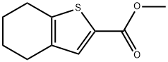 METHYL 4,5,6,7-TETRAHYDRO-1-BENZOTHIOPHENE-2-CARBOXYLATE Structure