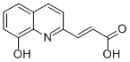 3-(8-HYDROXY-QUINOLIN-2-YL)-아크릴산 구조식 이미지