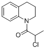 2-CHLORO-1-(3,4-DIHYDRO-2H-QUINOLIN-1-YL)-PROPAN-1-ONE 구조식 이미지