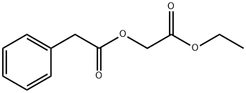 ETHOXYCARBONYLMETHYL PHENYLACETATE 구조식 이미지