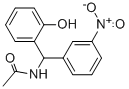 N-[(2-HYDROXY-PHENYL)-(3-NITRO-PHENYL)-METHYL]-ACETAMIDE Structure